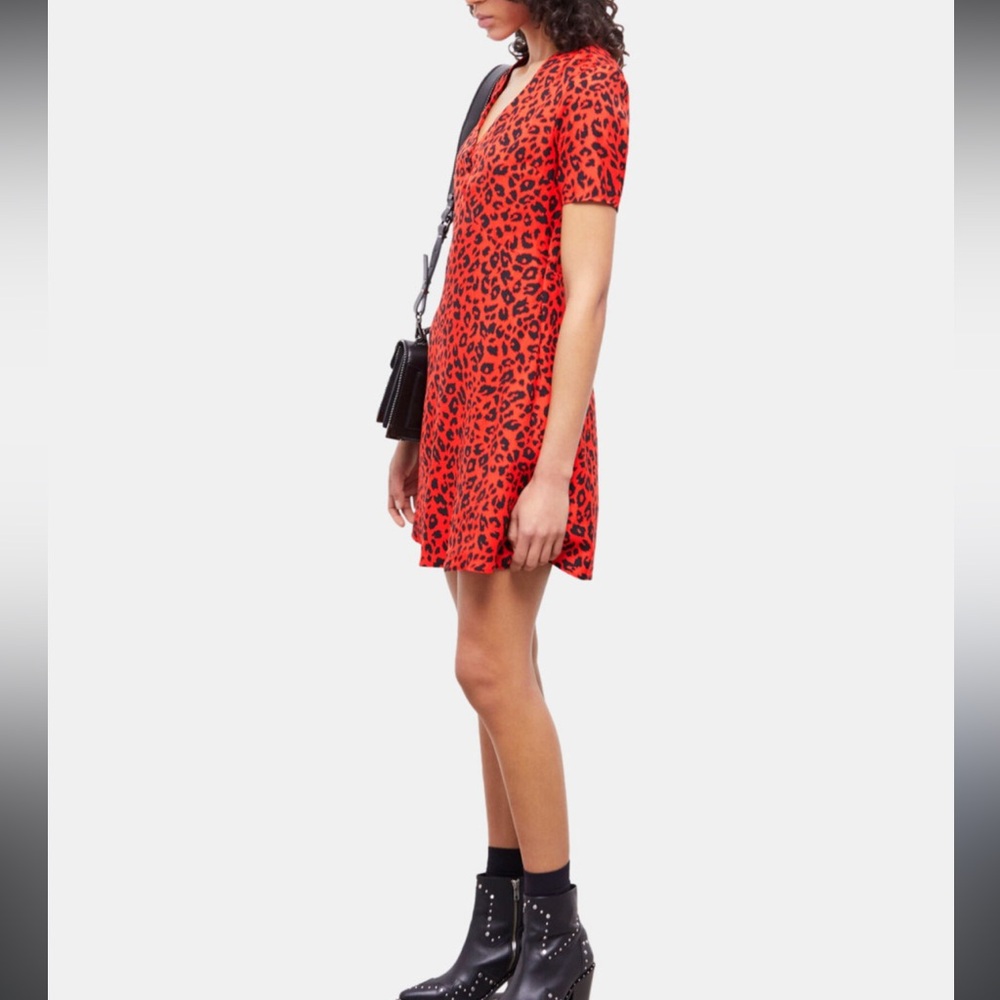 Edition leopards print mini dress